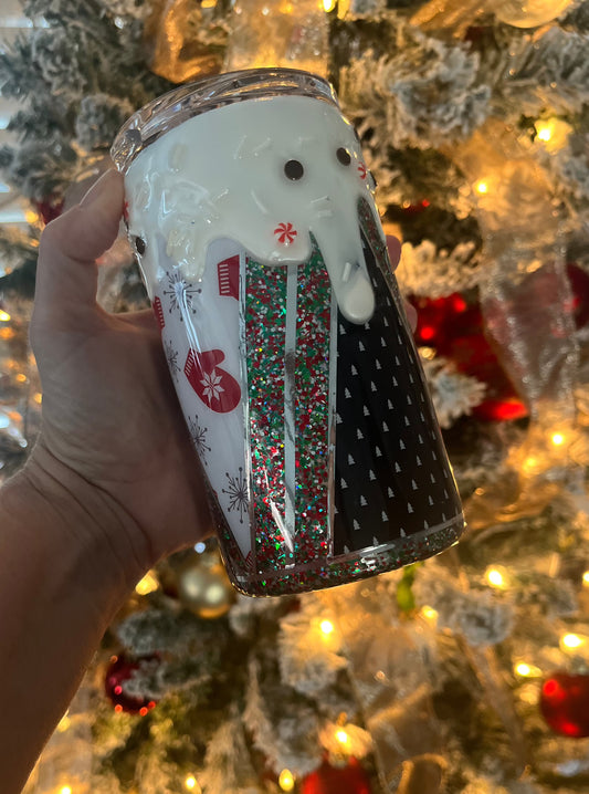 Christmas Drip Sippy/Lid Duo